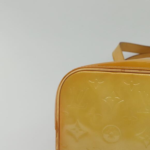 LOUIS VUITTON Monogram Vernis Houston Hand Bag Beige M91004 - Picture 9 of 16